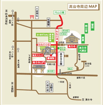 京都特別観光ラウンジの地図