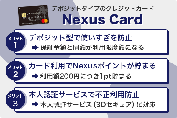 Nexus Cardの特徴とおすすめポイント