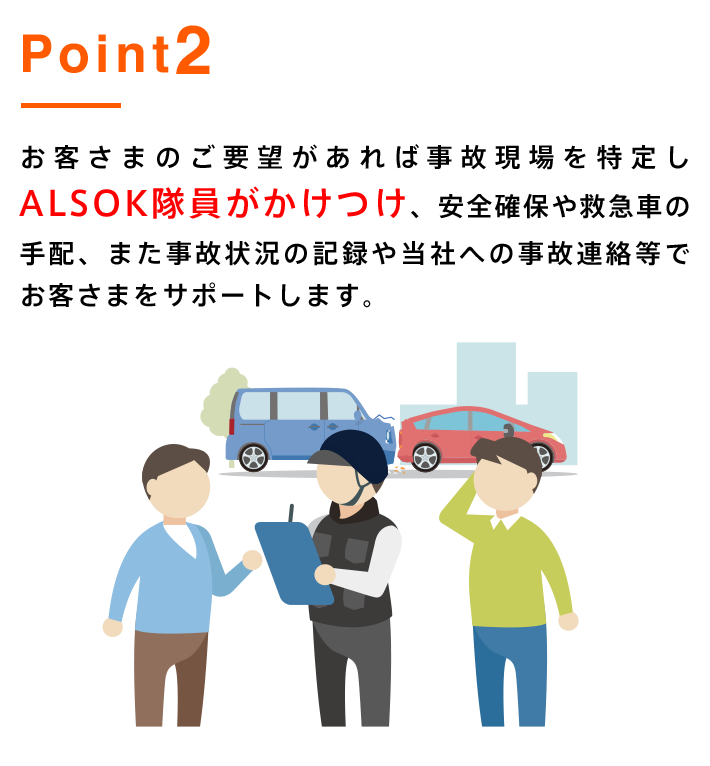 point2 事故直後の初期対応は前日20：00まで受付しています。