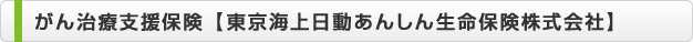 がん治療支援保険 【東京海上日動あんしん生命保険株式会社】