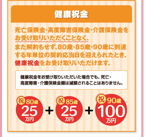 健康祝金